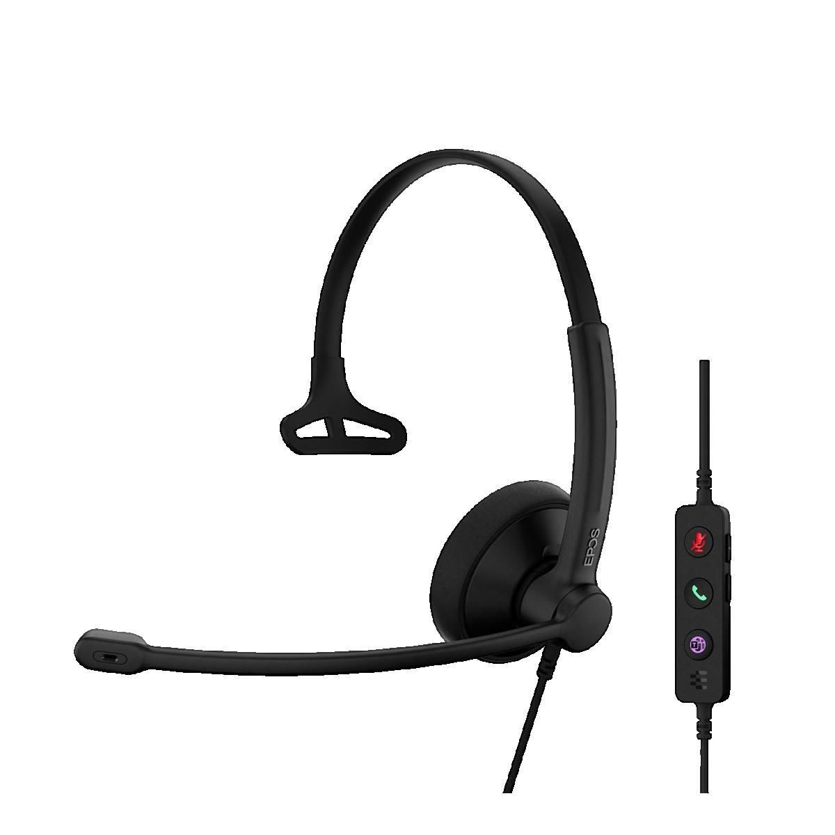 EPOS Casque EPOS IMPACT 100 Mono USB-C+A