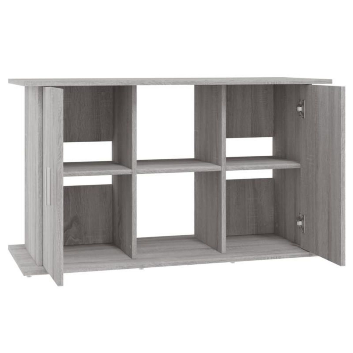 VIDAXL Support pour aquarium sonoma gris 101x41x58cm bois d ingénierie
