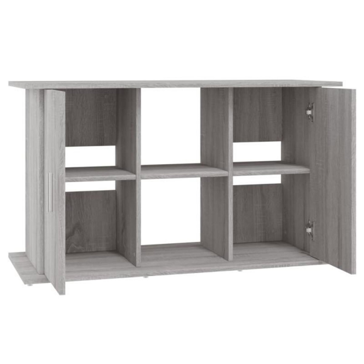 VIDAXL Support pour aquarium sonoma gris 101x41x58cm bois d ingénierie