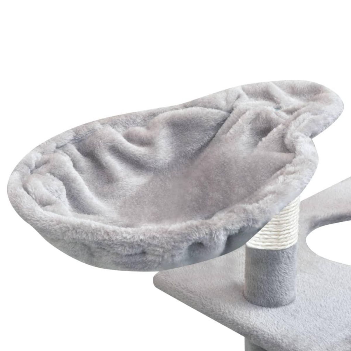 VIDAXL Arbre a chat avec griffoirs en sisal 150 cm Gris