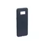 amahousse Coque Galaxy S8 noire souple effet carbone brossé