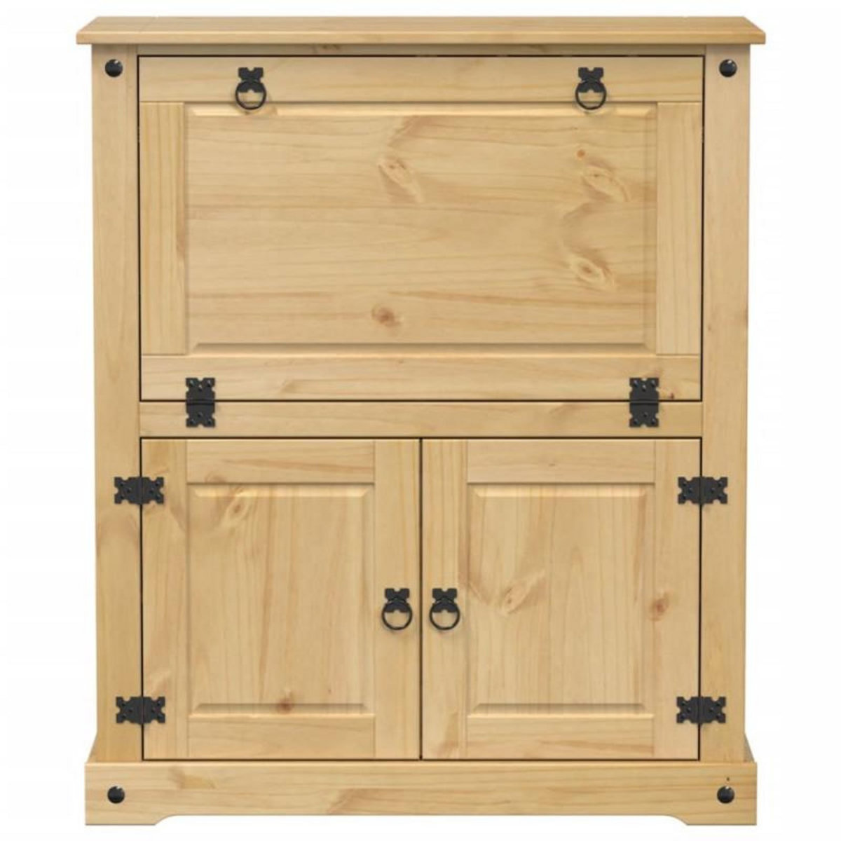 VIDAXL Armoire à vin Corona 97x45x114 cm bois de pin massif