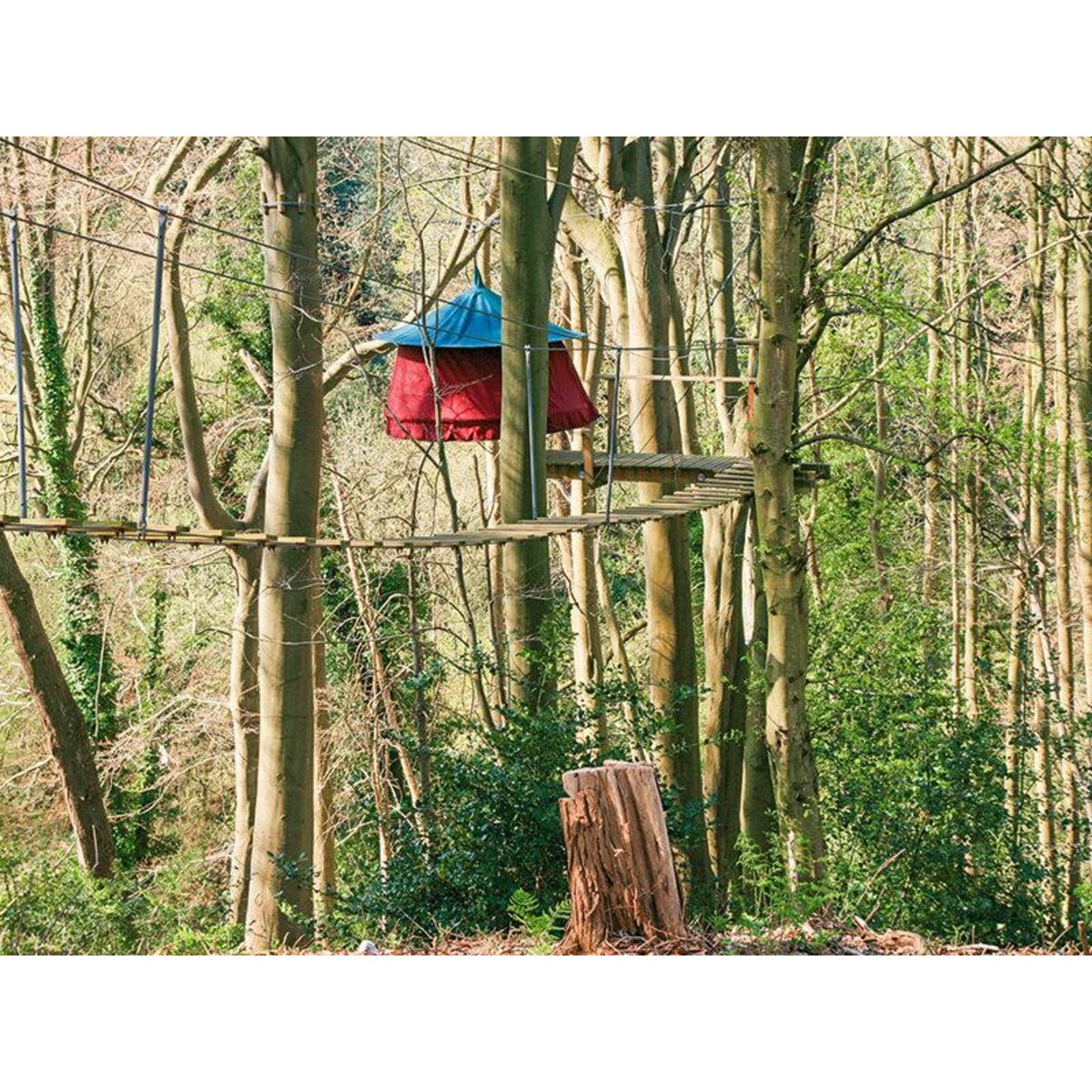 Smartbox Séjour insolite en tente suspendue avec parcours aventure en Normandie - Coffret Cadeau Séjour