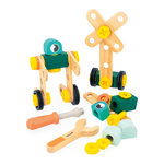 Juratoys-Janod Baril 50 Pieces Brico Kids - Jeu de Construction