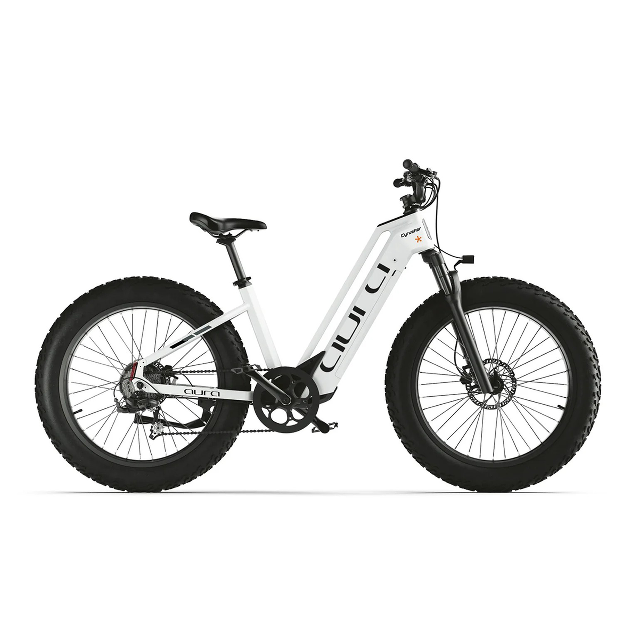 Voir la diapositive 1 : CYRUSHER Vélo électrique Cyrusher Aura à gros pneus 26 pouces