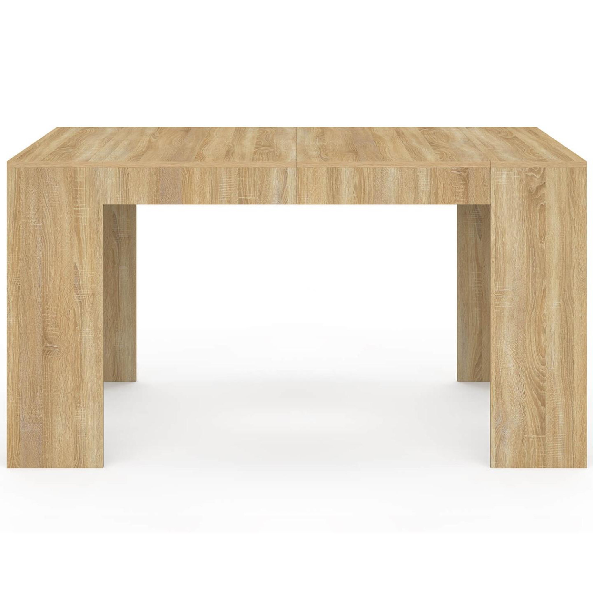 Voir la diapositive 4 : ID MARKET Table console extensible orlando 6 personnes 140 cm bois façon hêtre