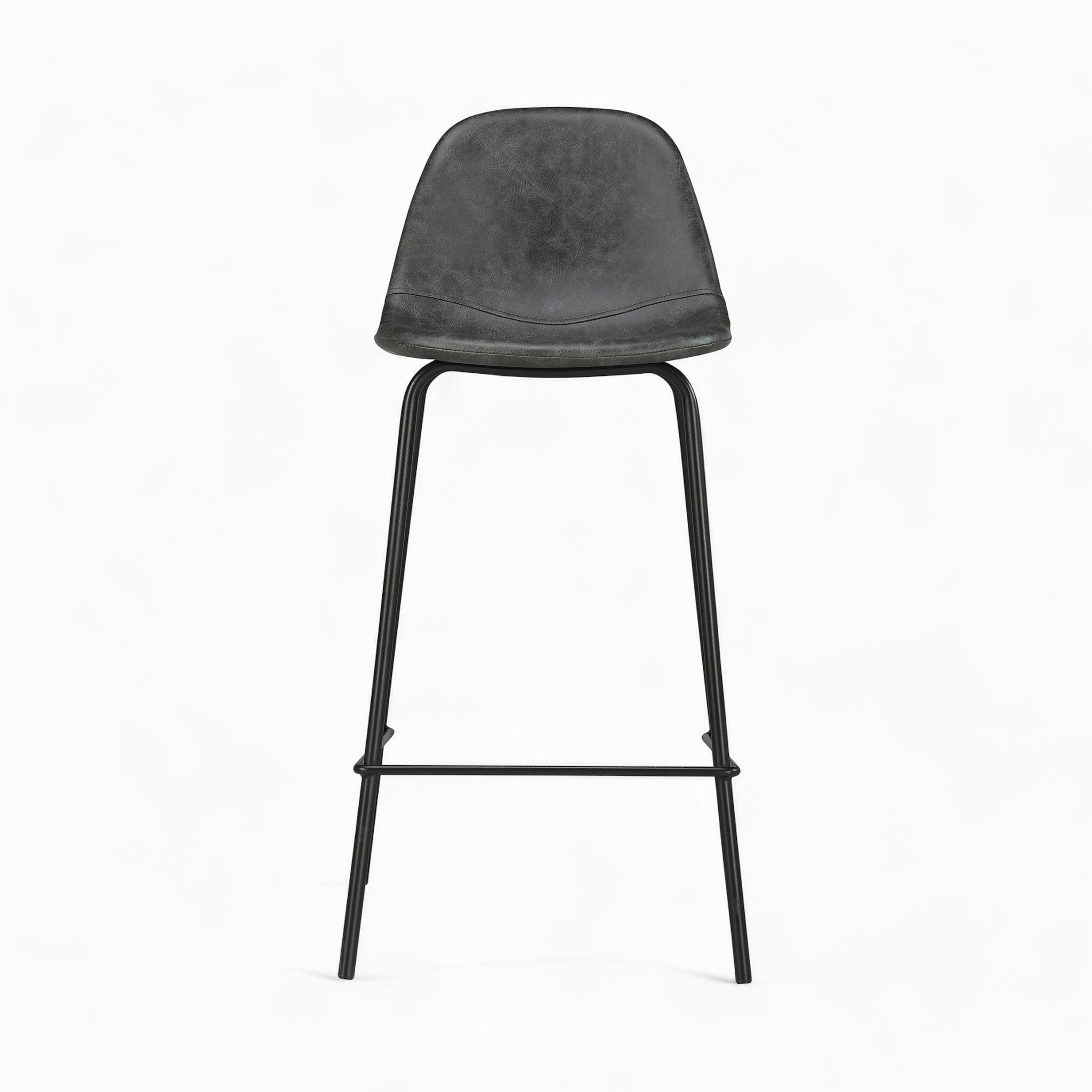 Voir la diapositive 6 : MAISON PAVANE Pack 4 chaises pour îlot central camel et grises/noires 65 cm-henrik