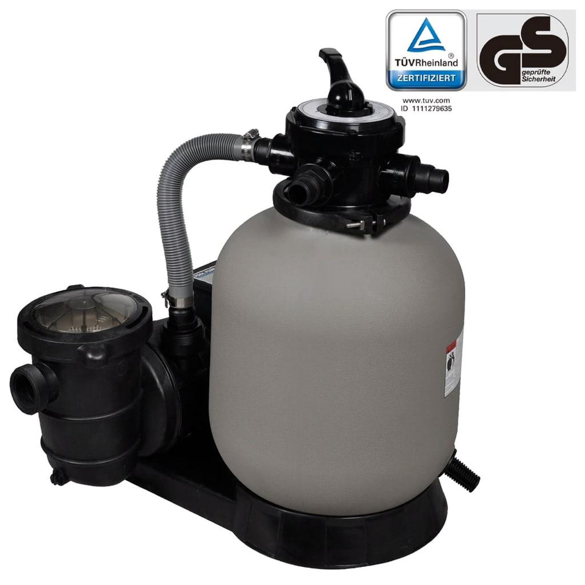 Voir la diapositive 1 : VIDAXL Pompe a filtre a sable 600 W 17000 l/h