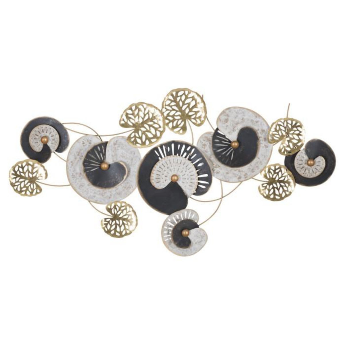 Paris Prix Décoration Murale en Métal  Gloth  124cm Multicolore