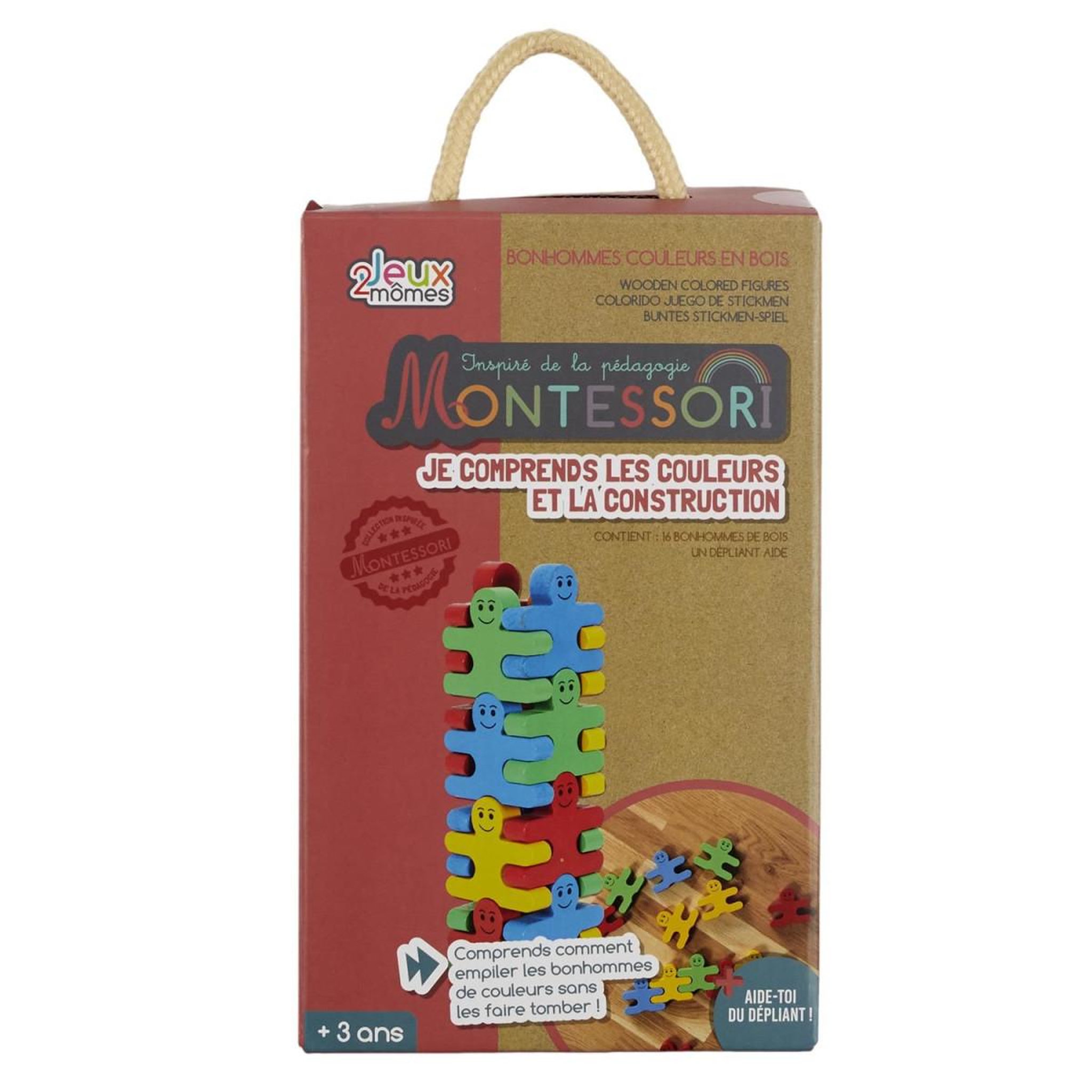 Jeux 2 momes Jeu éducatif  je comprends les couleurs  19cm multicolore