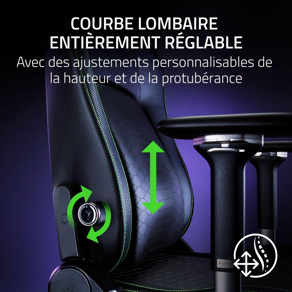 Razer Chaise gaming Iskur V2 Noir