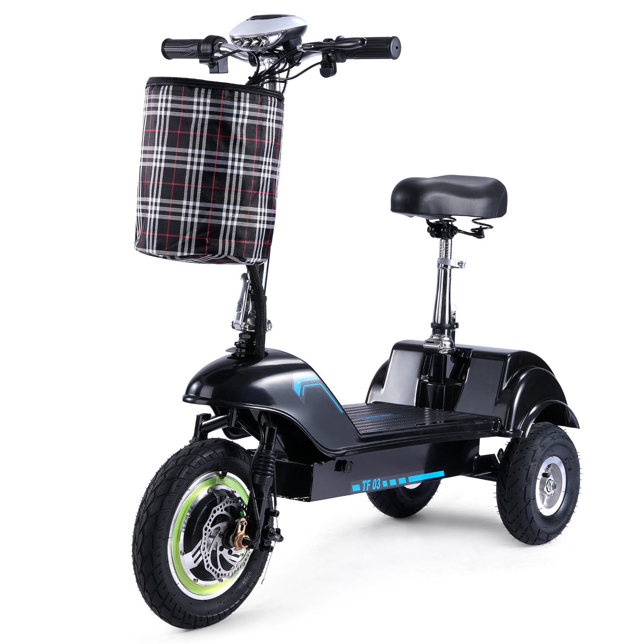 Voir la diapositive 1 : TWOFISH Trottinette électrique à trois roues avec siège amovible twofish tf03