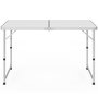 Voir la diapositive 5 : ID MARKET Table de camping pliante réglable en hauteur 120 cm
