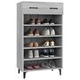 Voir la diapositive 5 : VIDAXL Armoire a chaussures Sonoma gris 60x35x105 cm Bois d'ingenierie