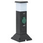 Voir la diapositive 4 : VIDAXL Colonne de prise d'exterieur avec lampe et piquet a 2 voies