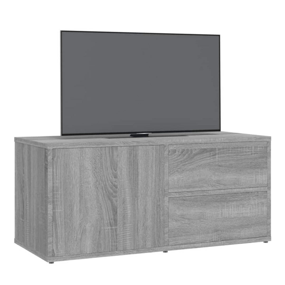 VIDAXL Meuble TV Sonoma gris 80x34x36 cm Bois d'ingenierie