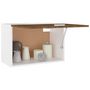 Voir la diapositive 4 : VIDAXL Armoire suspendue Chene marron 60x31x40 cm Bois d'ingenierie