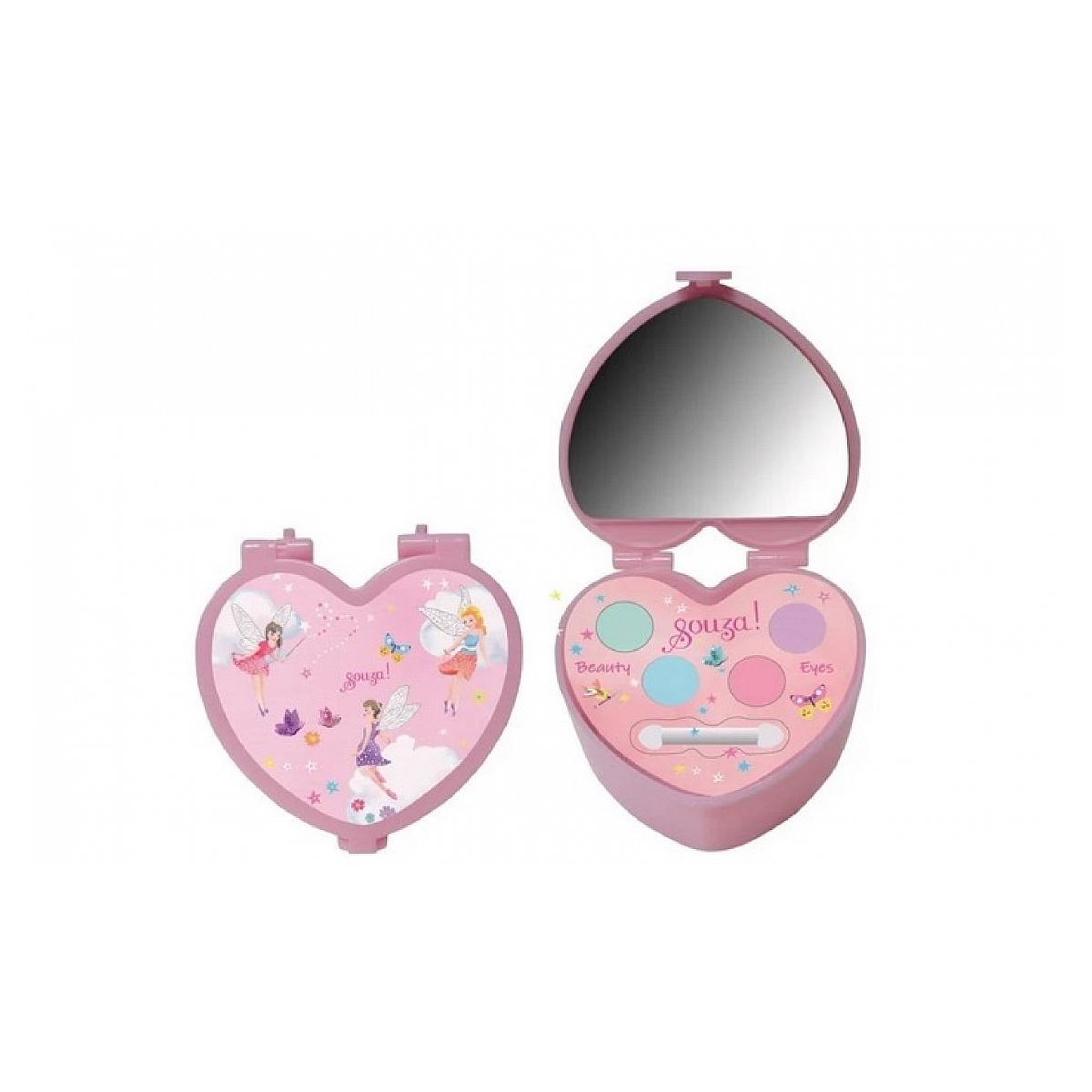 Voir la diapositive 1 : SOUZA Set de maquillage en boite coeur
