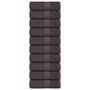 Voir la diapositive 1 : VIDAXL Serviettes de visage 10 pcs anthracite 30x30 cm 100% coton