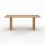 Voir la diapositive 6 : MAISON PAVANE Table rectangulaire en bois d'acacia 8 personnes-Andrea