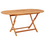 Voir la diapositive 1 : VIDAXL Table pliable de jardin 160x85x75 cm Bois d'eucalyptus massif