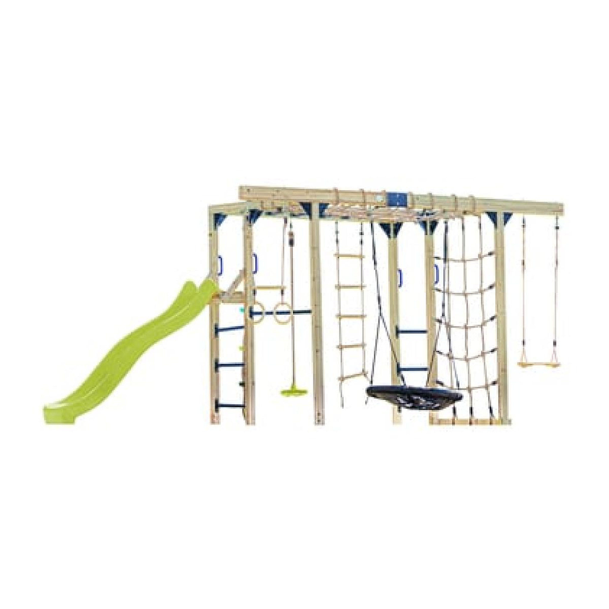 Axi House Structure Boris toboggan vert citron