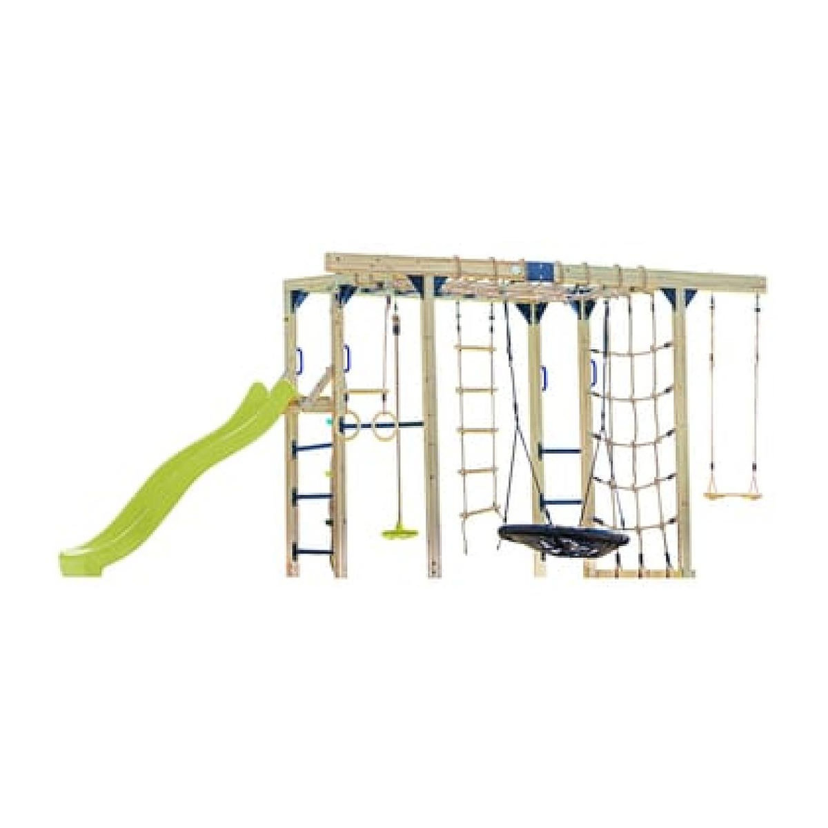 Axi House Structure Boris toboggan vert citron