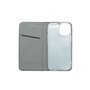 amahousse Housse noire iPhone 13 Mini folio aimanté texturé