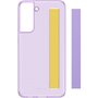 Samsung Coque S21 FE Laniere violet - transparent