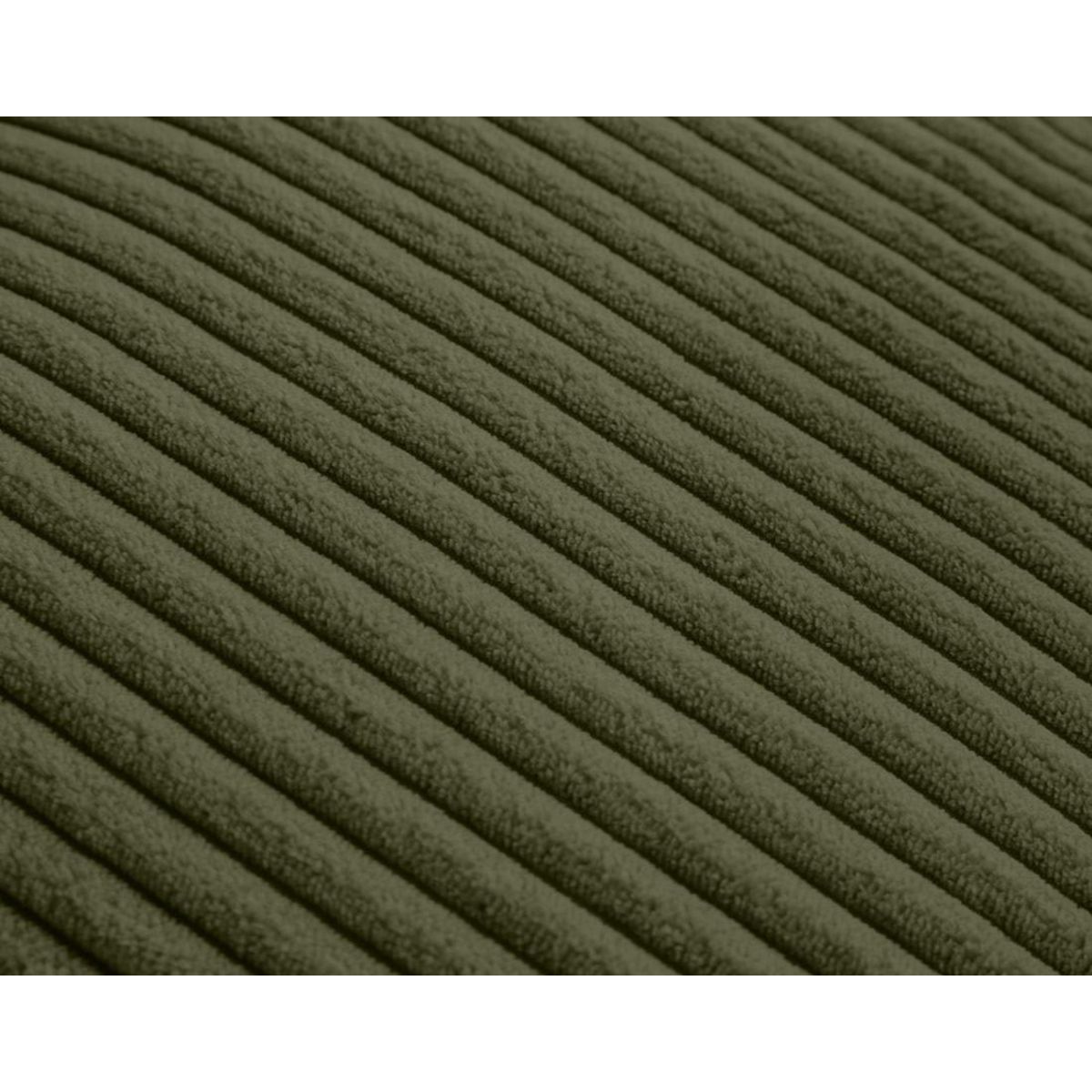 LISA DESIGN Garance - module d'assise 2 places avec accoudoir gauche - en velours côtelé