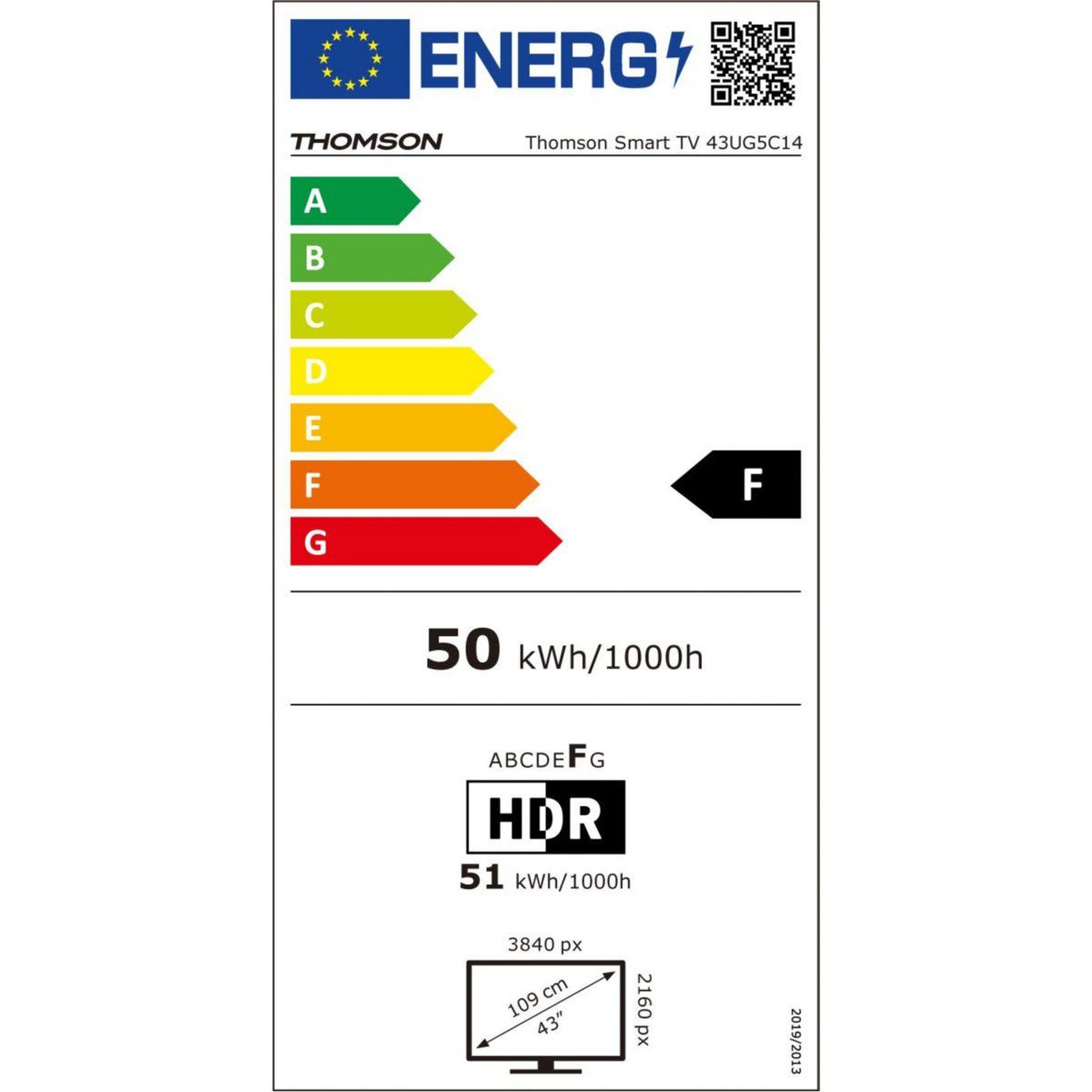 Voir la diapositive 6 : THOMSON TV LED 43UG5C14-43 pouces (109cm)