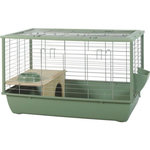 Zolux ZOLUX Cage grillagée cochon d'inde et rongeur Néolife - 80 x 52,5 x 48 cm - Vert