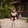 Voir la diapositive 6 : Petit Béguin Veste enfant en sherpa avec capuche Cracotte