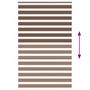 Voir la diapositive 5 : VIDAXL Store zebre marron 145x200cm largeur du tissu 140,9cm polyester