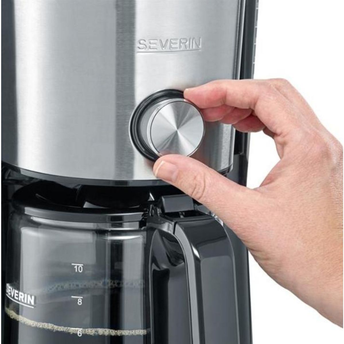 SEVERIN Cafetière filtre programmable 10 tasses 1000w - 4826
