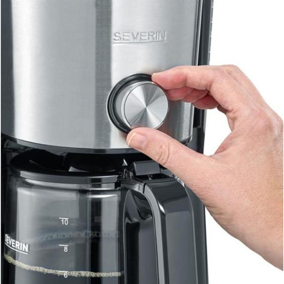 SEVERIN Cafetière filtre programmable 10 tasses 1000w - 4826