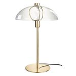 Paris Prix Lampe à Poser Design  Jeff  48cm Transparent & Or