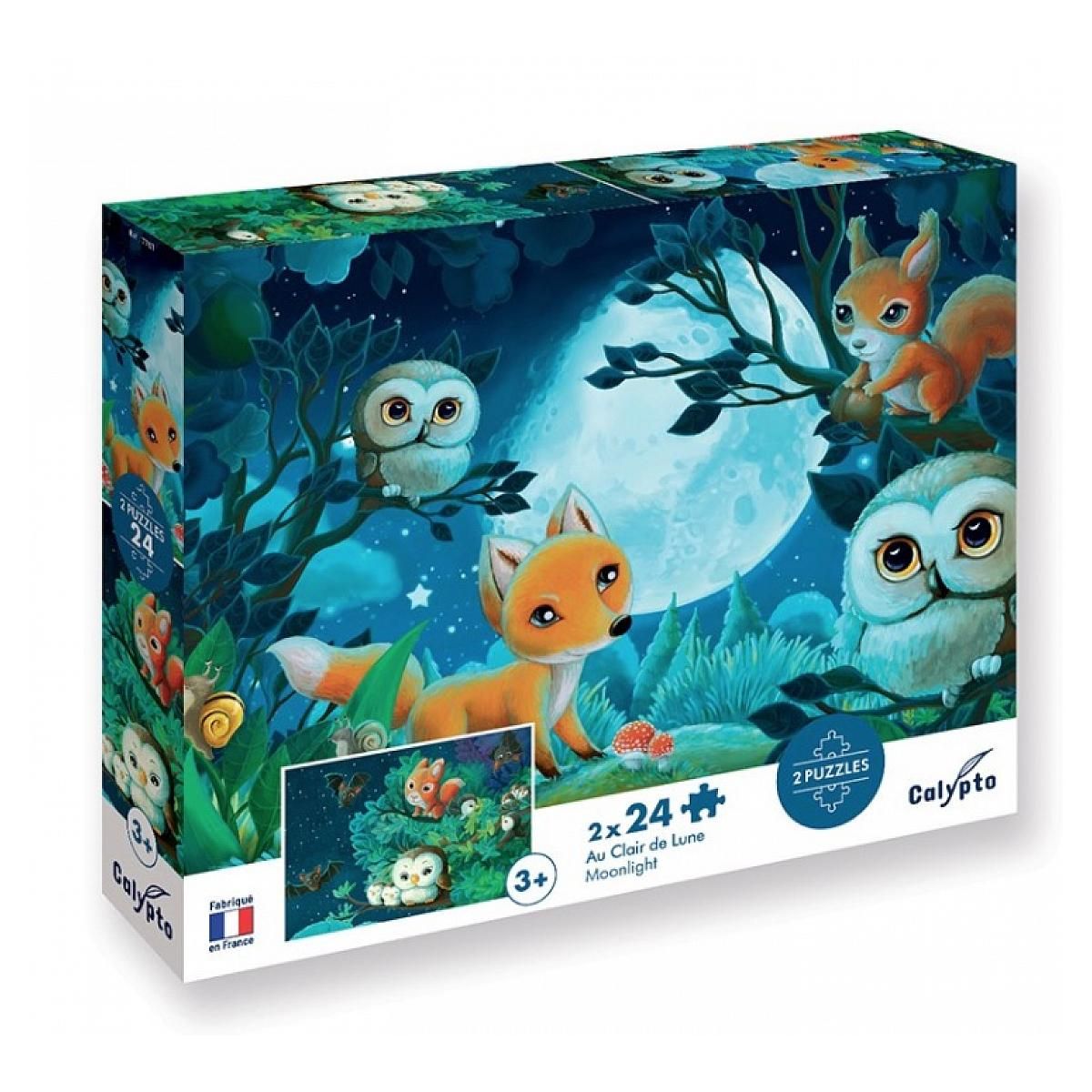 Sentosphere Puzzle 2 x 24p Au clair de la lune