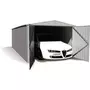 Forest Style Garage - Métal galvanisé gris - 17,9m² - MELTON
