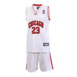 SPORTZONE Chicago Bulls Ensemble de basket  Enfant Sport Zone DAPL5811. Coloris disponibles : Blanc
