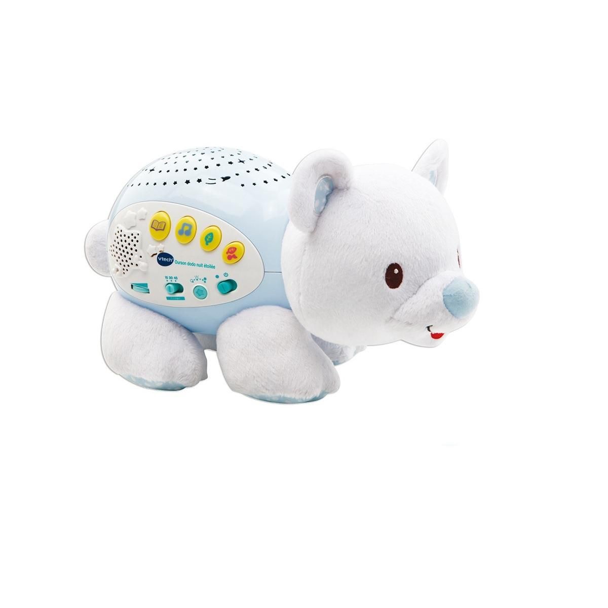 VTECH Veilleuse musicale ourson dodo nuit étoilée