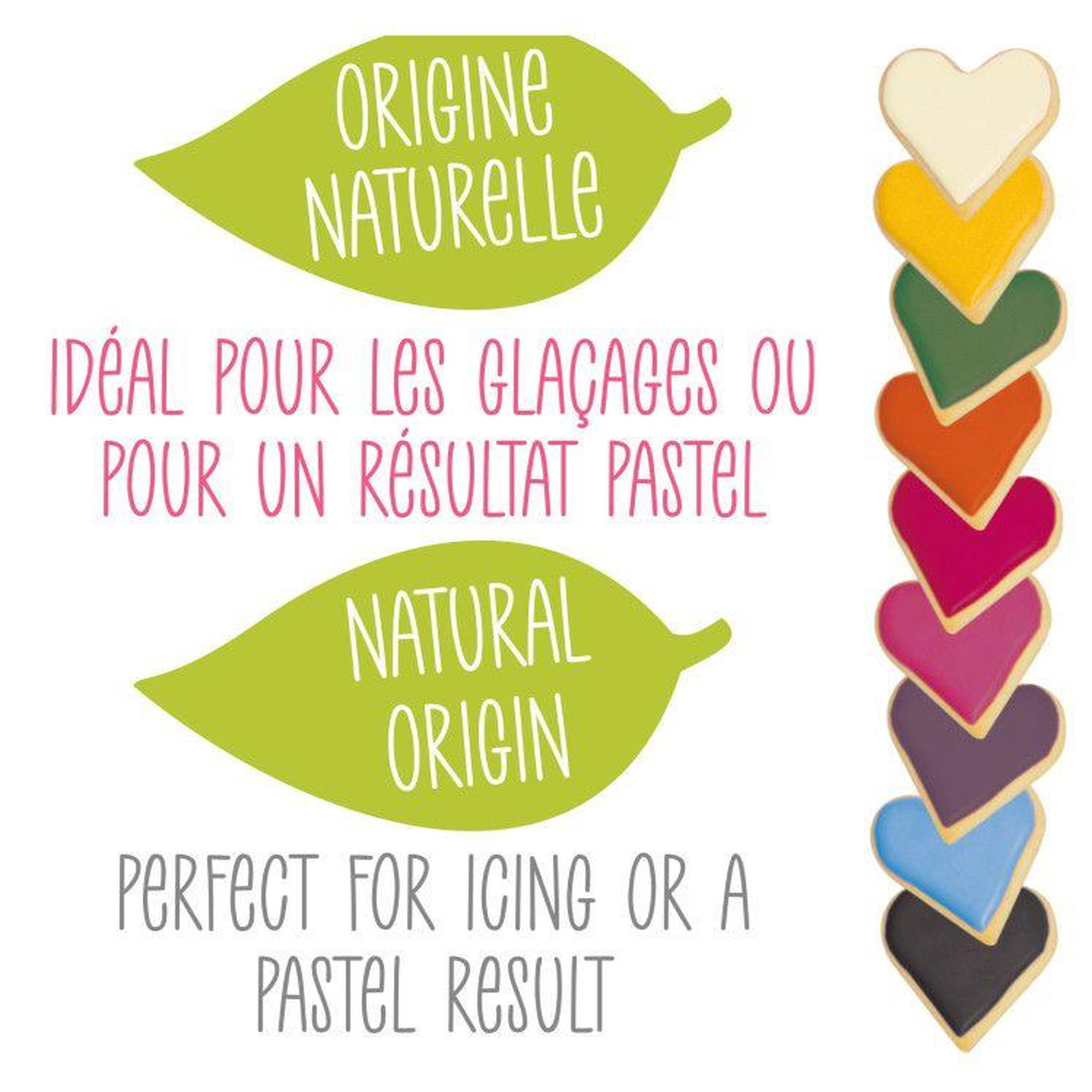 Voir la diapositive 5 : SCRAPCOOKING 9 mini colorants alimentaires d'origine naturelle en poudre