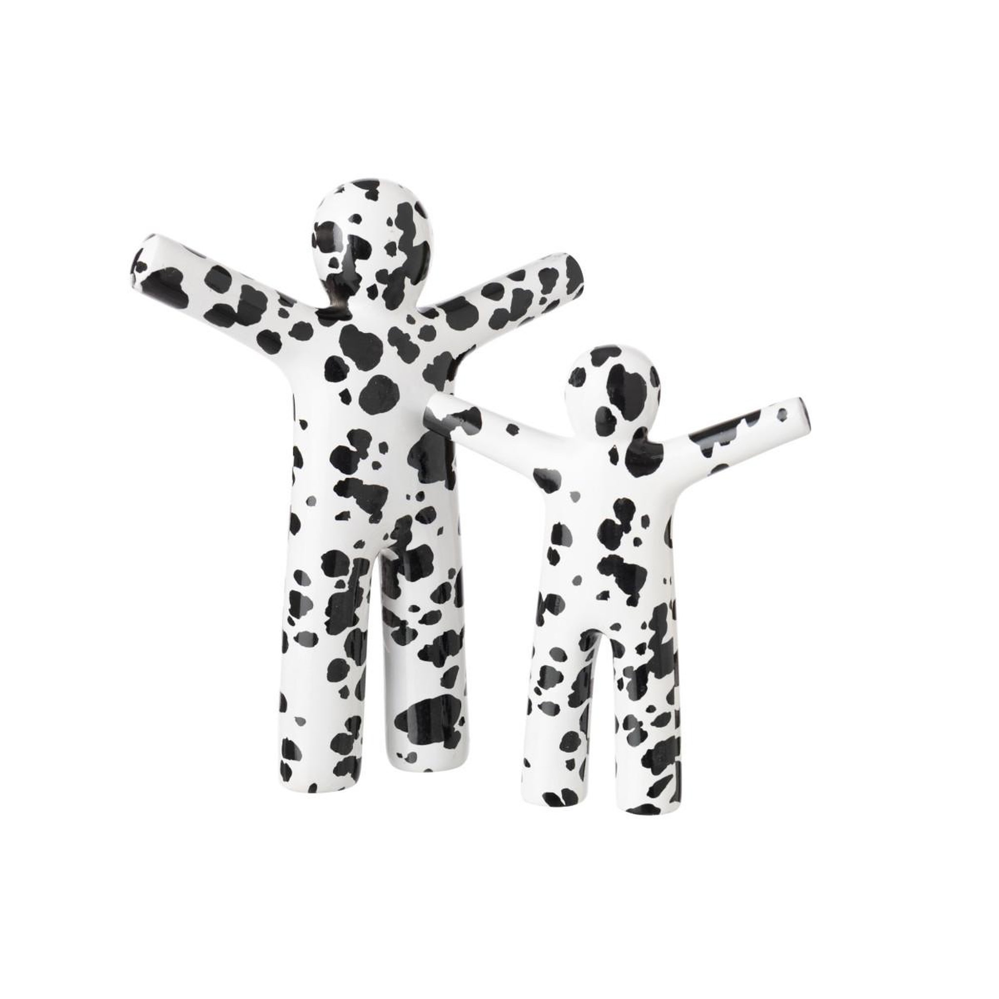 Voir la diapositive 2 : J-LINE Statuette déco  p'tit maurice dalmatien  31cm blanc
