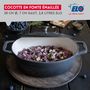 Voir la diapositive 2 : ELO Cocotte en fonte émaillée basse gris classique 28 cm 2,8 L Elo