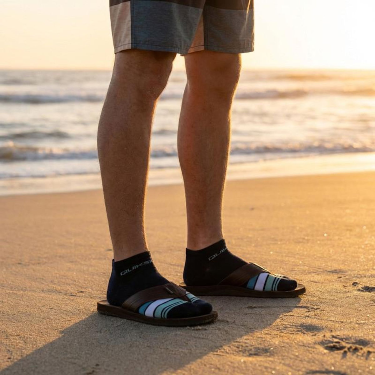 QUIKSILVER Quiksilver Pack de Chaussettes Homme SNEAKER– Lot 6 Paires Sport