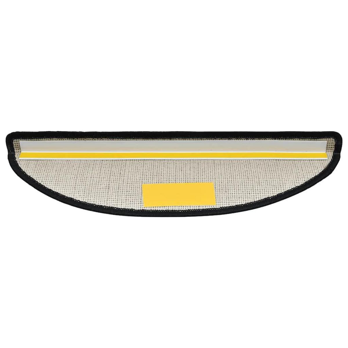 VIDAXL Tapis d'escalier 30 pcs anthracite 56x17x3 cm