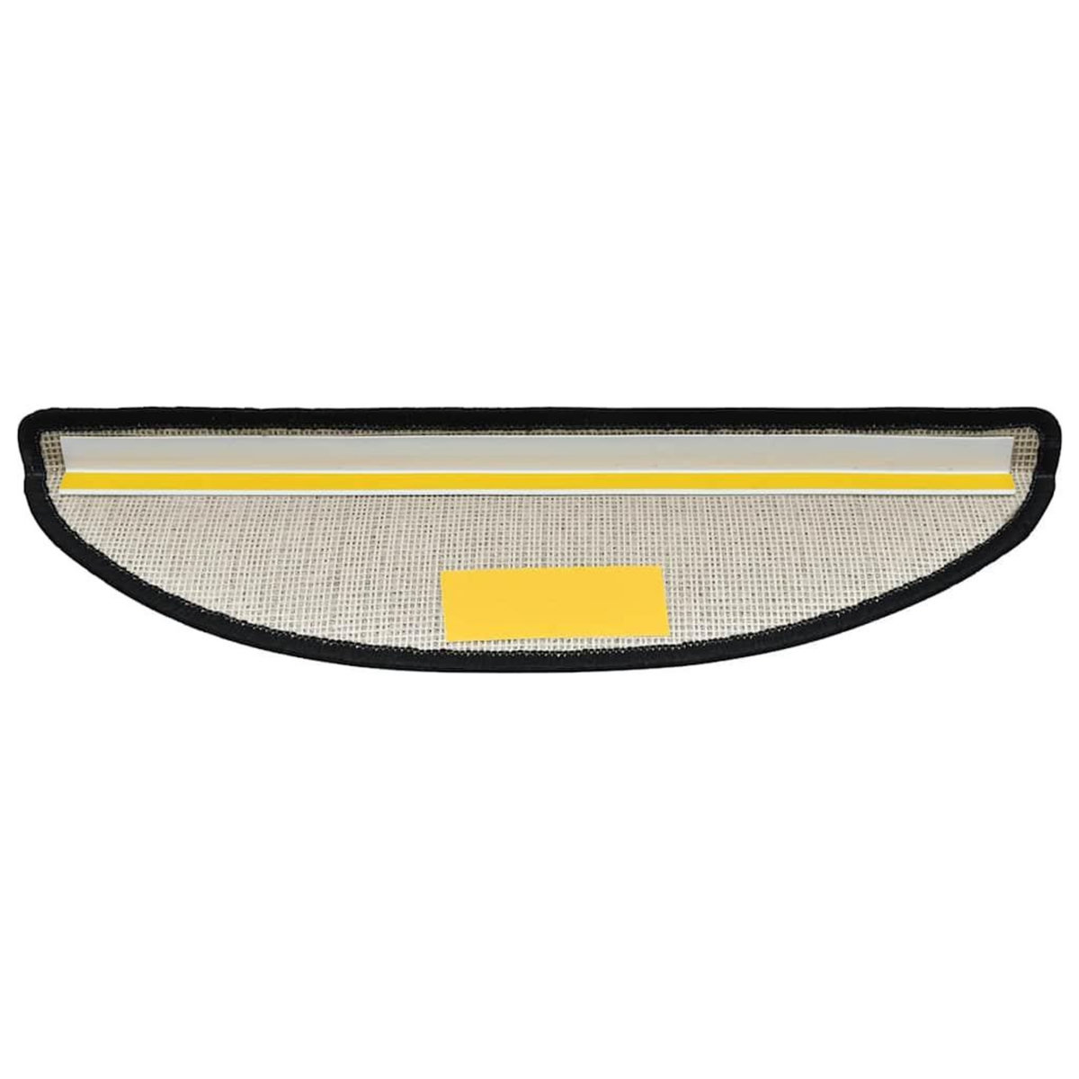 VIDAXL Tapis d'escalier 30 pcs anthracite 56x17x3 cm