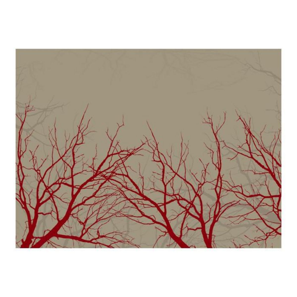 Paris Prix Papier Peint  Red Hot Branches