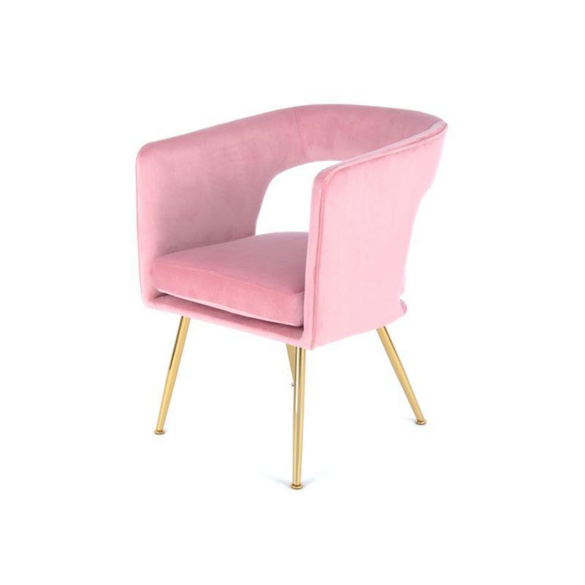 Paris Prix Chaise Design  Jolene  77cm Rose