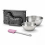 Voir la diapositive 1 : ZENKER Set de 4 ustensiles de pâtisserie moule à gâteaux 2 bols et spatule Spécial season Spécial season Zenker  Spécial season
